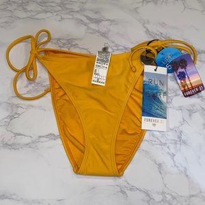 Forever21 yellow bikini bottoms